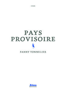 Couverture - Pays provisoire