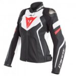 Le blouson en cuir racing Avro 4 Pelle Lady Dainese.