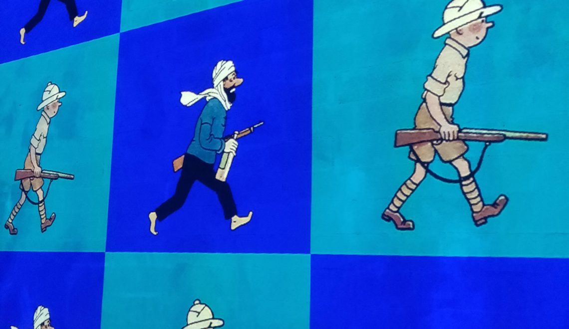 Tintin, l’aventure immersive à l’Atelier des Lumières